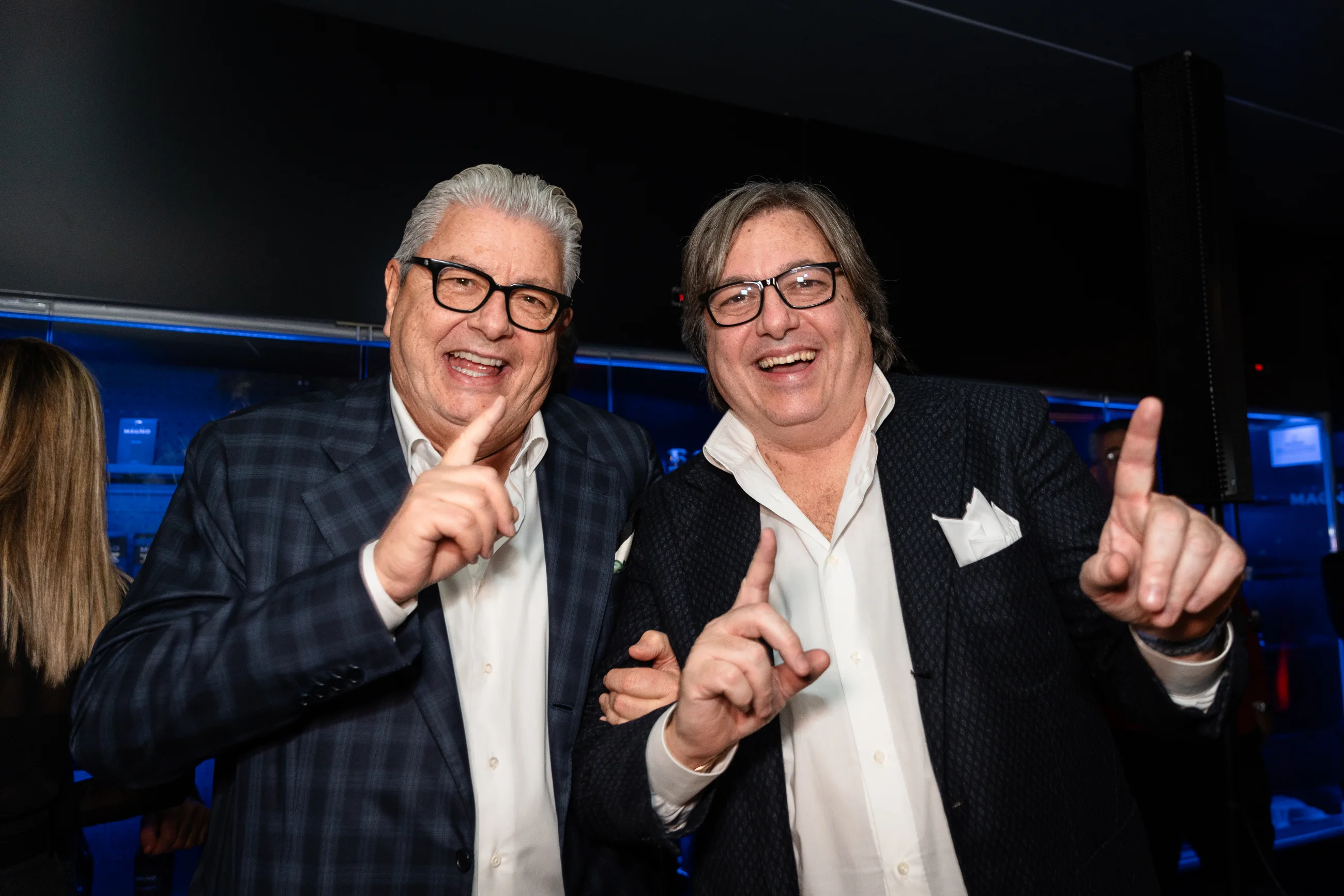 Antonino Restino and Mauro Magno at a Magno evening