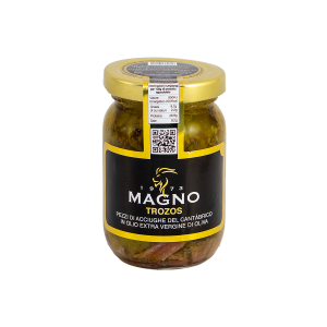 Trozos di Acciughe del Cantábrico in Olio Extra Vergine d’Oliva – Barattolo 160 g
