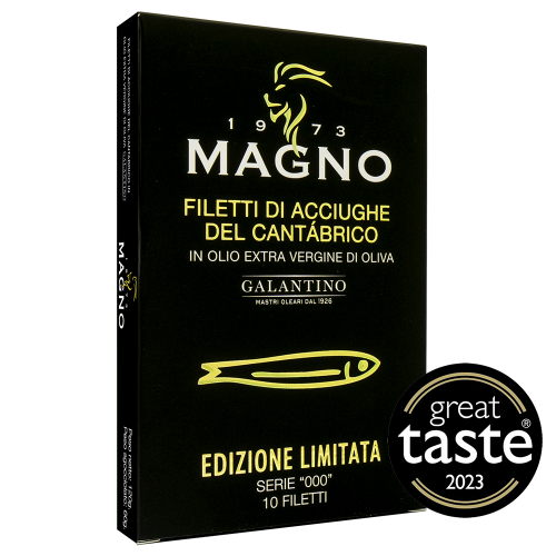 Filetti di Acciughe del Cantabrico 000 Edizione Limitata 120g - 10 filetti (3-star 2023 Great Taste)