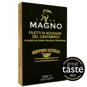 Acciughe del Cantabrico al burro "Beppino Occelli" 12/14 filetti (3-star 2023 Great Taste)
