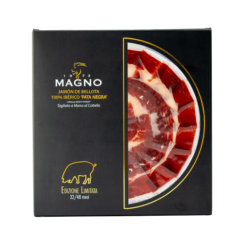 Prosciutto di Ghianda 100% Iberico PATA NEGRA ORO VNC affettato a mano al coltello