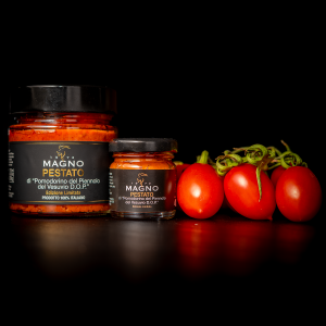 Pestato di Pomodorini del Piennolo del Vesuvio DOP essiccati da 200g.  -  Magno'S choice - immagine 5