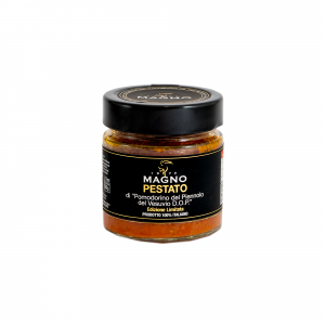 Pestato di Pomodorini del Piennolo del Vesuvio DOP essiccati da 200g.  -  Magno'S choice