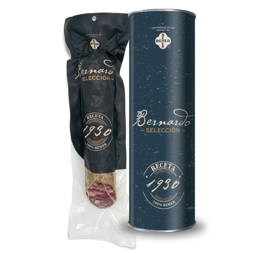 Mezzo Salchichon Bernardo Selezione Ricetta 1930 Confezione "Tubox"