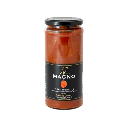 Pomodorini del Piennolo del Vesuvio DOP pelati in succo