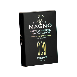 Filetti di Acciughe del Cantábrico in olio extra vergine d’oliva 100% Italiano - SERIE EXTRA 74g  13 filetti