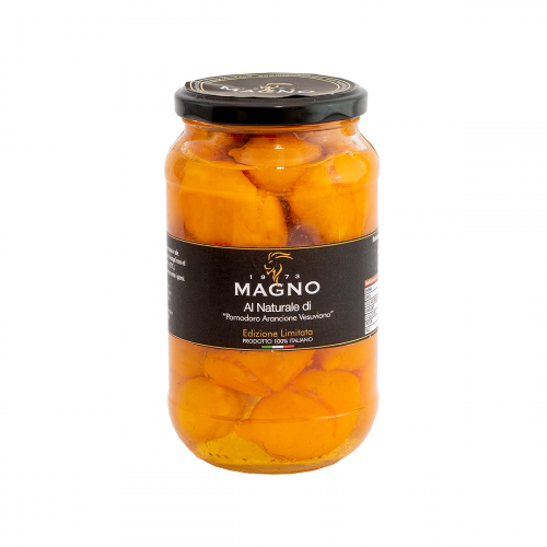 Pomodorini Arancioni del Vesuvio al naturale in acqua e sale
