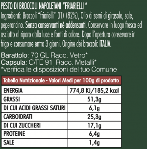 Pestato di friarielli del Vesuvio (550 g) - immagine 2