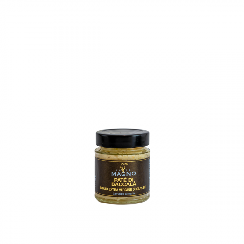 Paté di Baccalà in Olio Extra Vergine di Oliva biologico 130g.