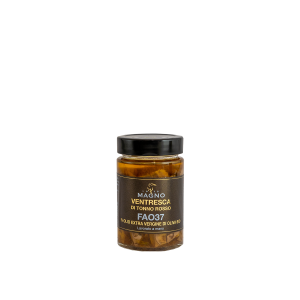 Ventresca di Tonno Rosso FAO37 in Olio Extra Vergine di Oliva biologico 200g.