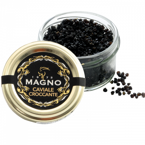 Caviale croccante in vasetto con chiusura twist-off